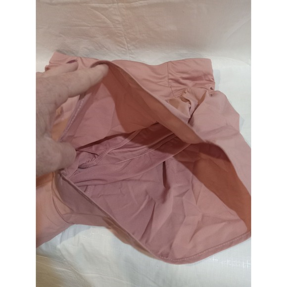 LOVE TREE Athletic Shorts Rose Pink Ruched Waist L - Picture 2 of 4